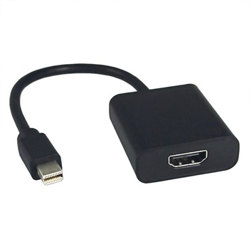 Adaptor Mini DisplayPort la HDMI 4K@60Hz HDR 10 T-M Negru, Value 12.99.3163 Adaptor Mini DisplayPort la HDMI 4K@60Hz HDR 10 T-M Negru, Value 12.99.3163