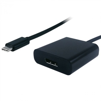 Adaptor USB-C la DisplayPort v1.2 T-M Negru, Value 12.99.3220 Adaptor USB-C la DisplayPort v1.2 T-M Negru, Value 12.99.3220