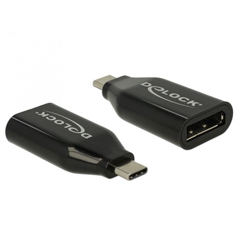 Adaptor USB-C la Displayport (DP Alt Mode) 4K 60Hz T-M, Delock 62977 Adaptor USB-C la Displayport (DP Alt Mode) 4K 60Hz T-M, Delock 62977