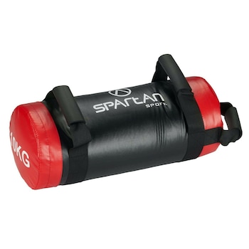 Sac fitness tip cilindru, nisip 10 kg, Power Bag, Negru/Rosu Sac fitness tip cilindru, nisip 10 kg, Power Bag, Negru/Rosu