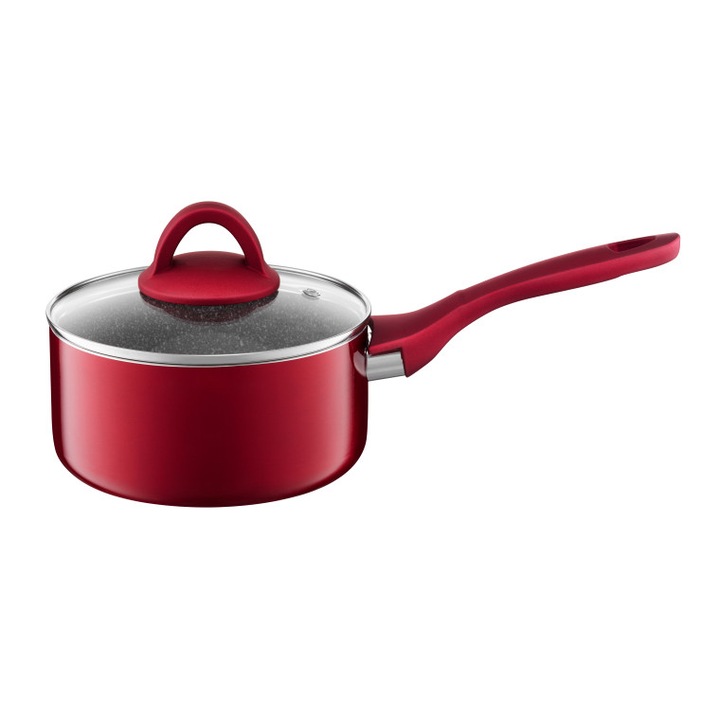 Cratita cu capac Ambition Qualum Jasper, inductie, 16 cm, 1.3 L