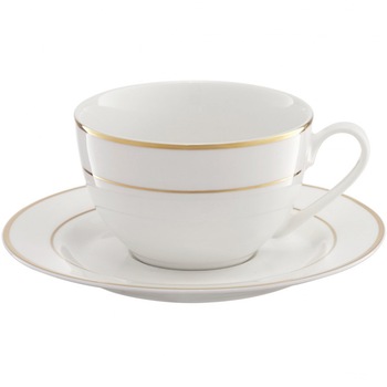 Set cafea Ambition Aura Gold, portelan, 12 piese Set cafea Ambition Aura Gold, portelan, 12 piese