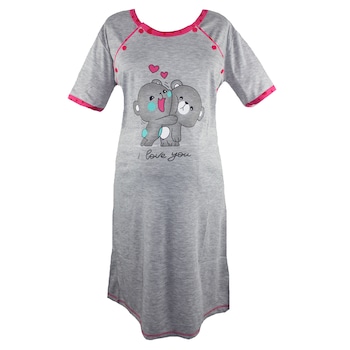 Camasa pentru alaptat, I love you, ursuleti, roz XL Camasa pentru alaptat, I love you, ursuleti, roz XL