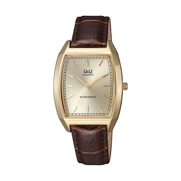 Ceas barbatesc Q&Q QA18J100Y Clasic Gold Dial