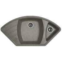 chiuveta drgans marmuragranit montare pe colt negru 2 cuve 1015 x 510 mm adancime cuva 200 mm imagen 17_0_
0