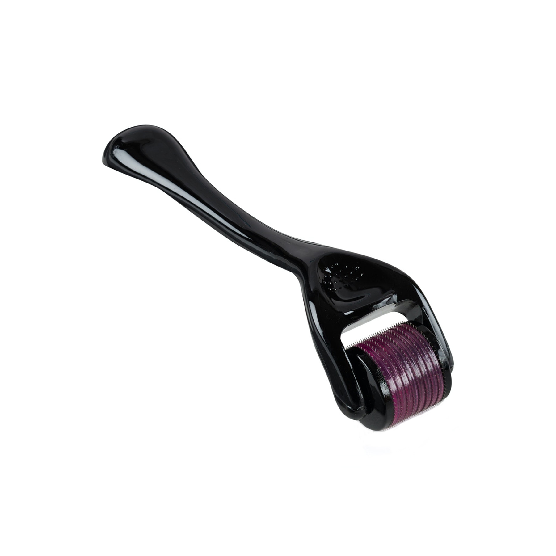 Aparat masaj facial dermaroller pentru regenerarea pielii, tratament impotriva cicatricilor, caderii parului, vergeturilor, 540 ace din titan, 0.25 mm