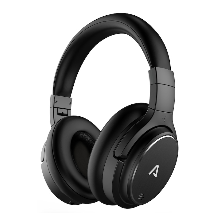 LAMAX NoiseComfort ANC Vezeték nélküli fejhallgató, Aktív zajszűrés, Bluetooth ver 5.0, Akár 26 óra zenelejátszás, USB-C csatlakozó, védőtok