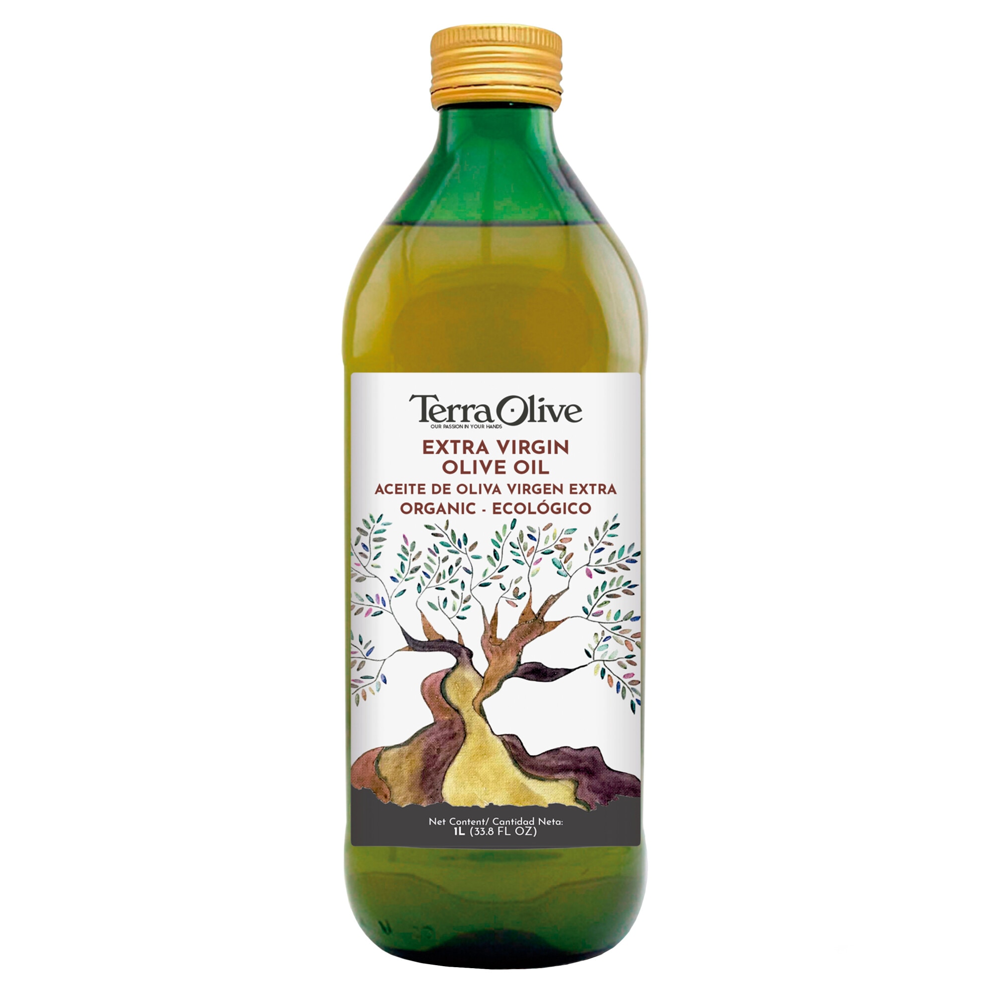 Ulei de masline extravirgin bio Terraolive , Glass, Bertoli 1Litru