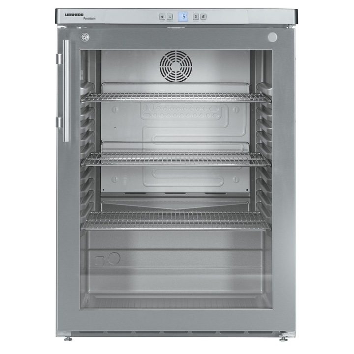 Vitrina frigorifica Liebherr FKUv 1663 Premium, Clasa C, H 83 cm capacitate 148 l, Inox