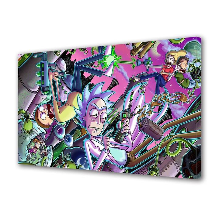Art Kids Prémium Rick és Morty Time Travel Festmény gyerekeknek, 20 x 30 cm