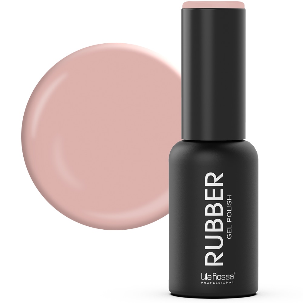 Oja semipermanenta, Lila Rossa, Rubber, 005, Bubble Sheel , Lucios, 7 ml