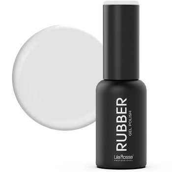 Oja semipermanenta, Lila Rossa, Rubber, 001, Milky Way , Lucios, 7 ml Oja semipermanenta, Lila Rossa, Rubber, 001, Milky Way , Lucios, 7 ml