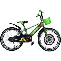 Bicicleta copii 20" Rich R2007A, pentru baieti, verde