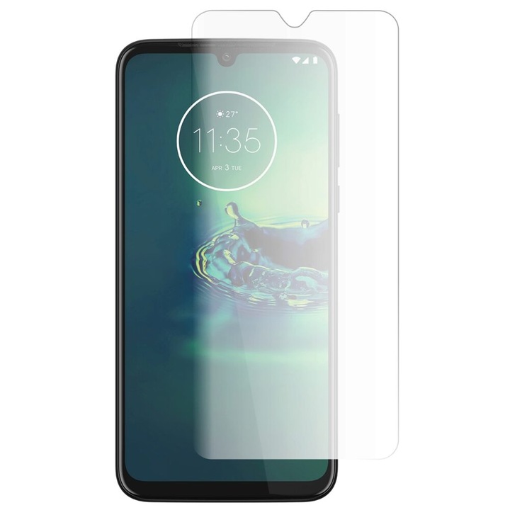 9H стъклено фолио за Motorola Moto G8 Plus, 2.5D, 0.3 мм, прозрачно