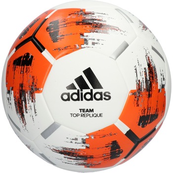 Minge fotbal Adidas Team Top Replique, alb/portocaliu, 5 Minge fotbal Adidas Team Top Replique, alb/portocaliu, 5