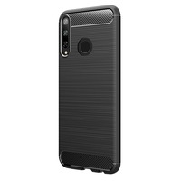 Husa Flexibila Antisoc Carbon pentru Huawei P40 Lite E, Negru