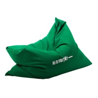 Fotoliu tip perna "Ai o foita?", cu husa detasabila, verde, 120 x 100 cm