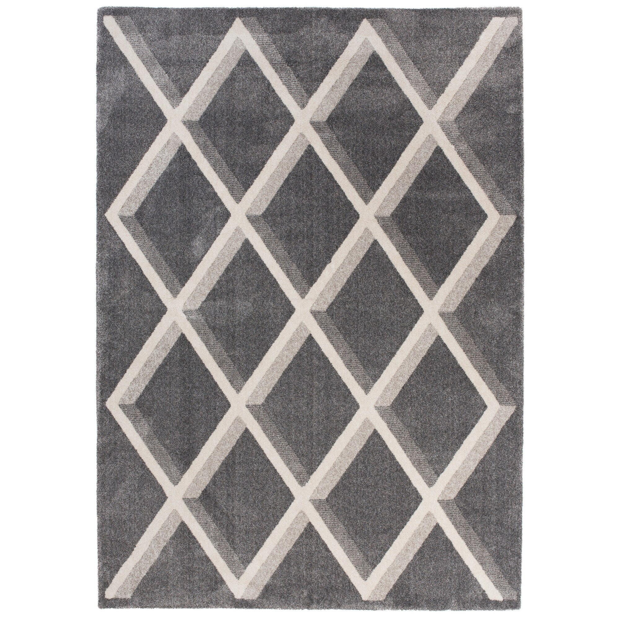 Covor Kristal Modern Chemex Dywany 63712/092 gri 80x150