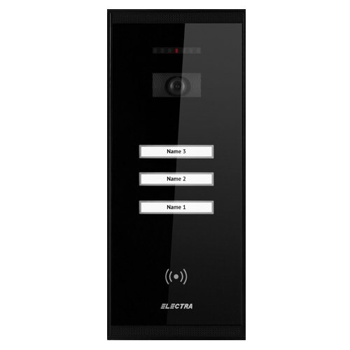 Panou exterior video SMART pentru 3 Familii - ELECTRA, VPM.3SR02.ELB04