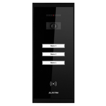 Panou exterior video SMART pentru 3 Familii - ELECTRA VPM.3SR02.ELB04 Panou exterior video SMART pentru 3 Familii - ELECTRA VPM.3SR02.ELB04