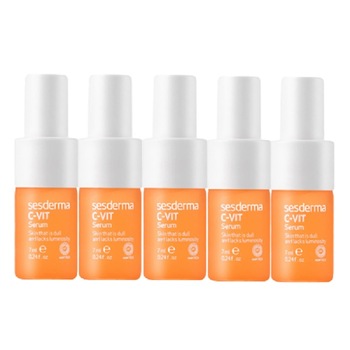 Ser fiole anti-imbatranire C-VIT, Sesderma, 7 ml x 5 buc Ser fiole anti-imbatranire C-VIT, Sesderma, 7 ml x 5 buc