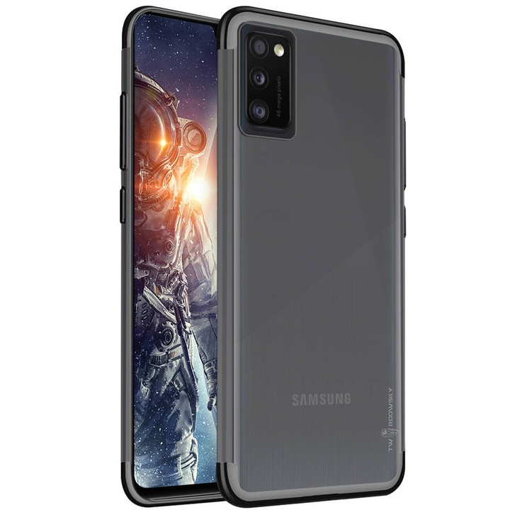 Samsung Galaxy A41 Tpu калъф черен ръб