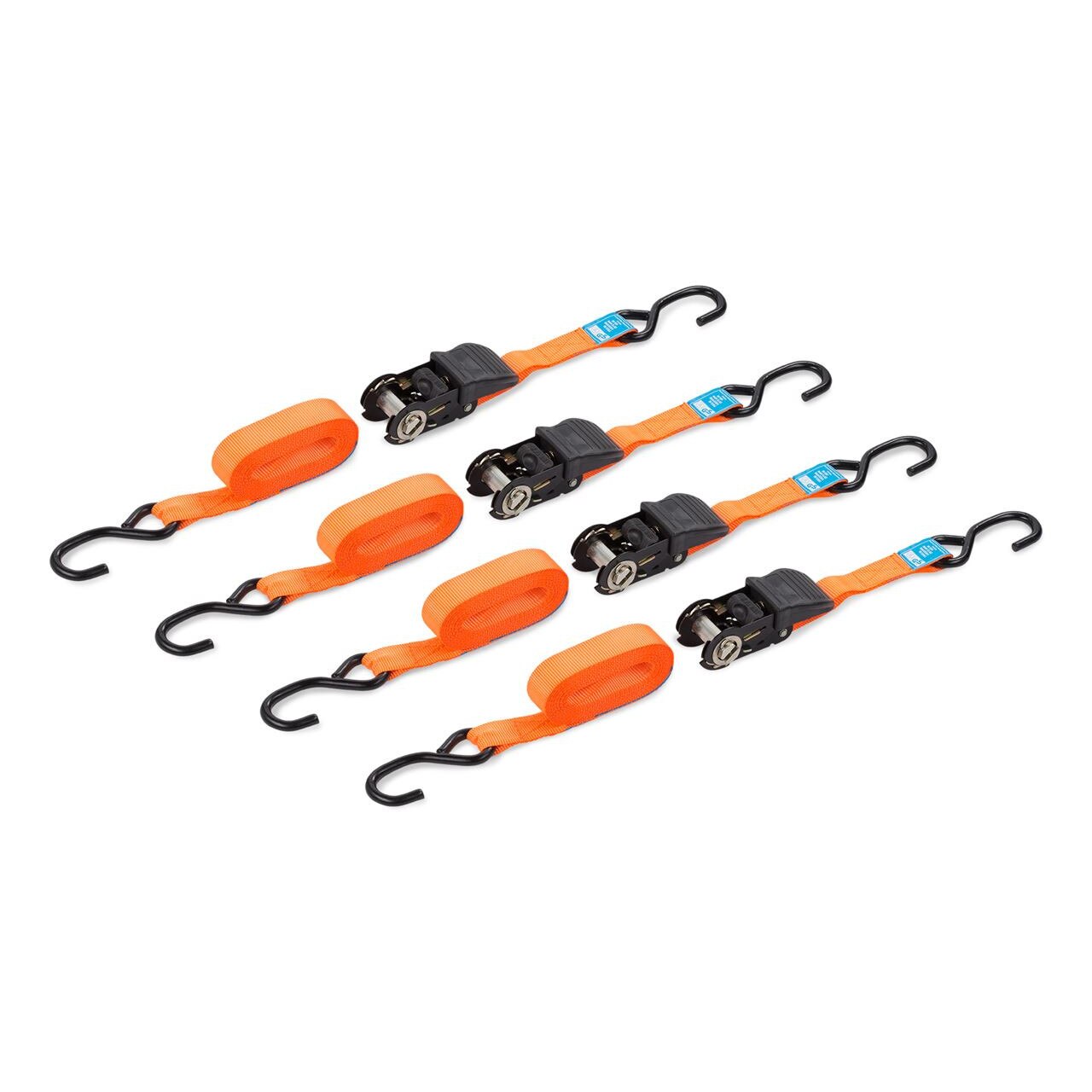 Set chingi de legatura, KREATOR, clichet, 225kg, 4 m, 4 piese