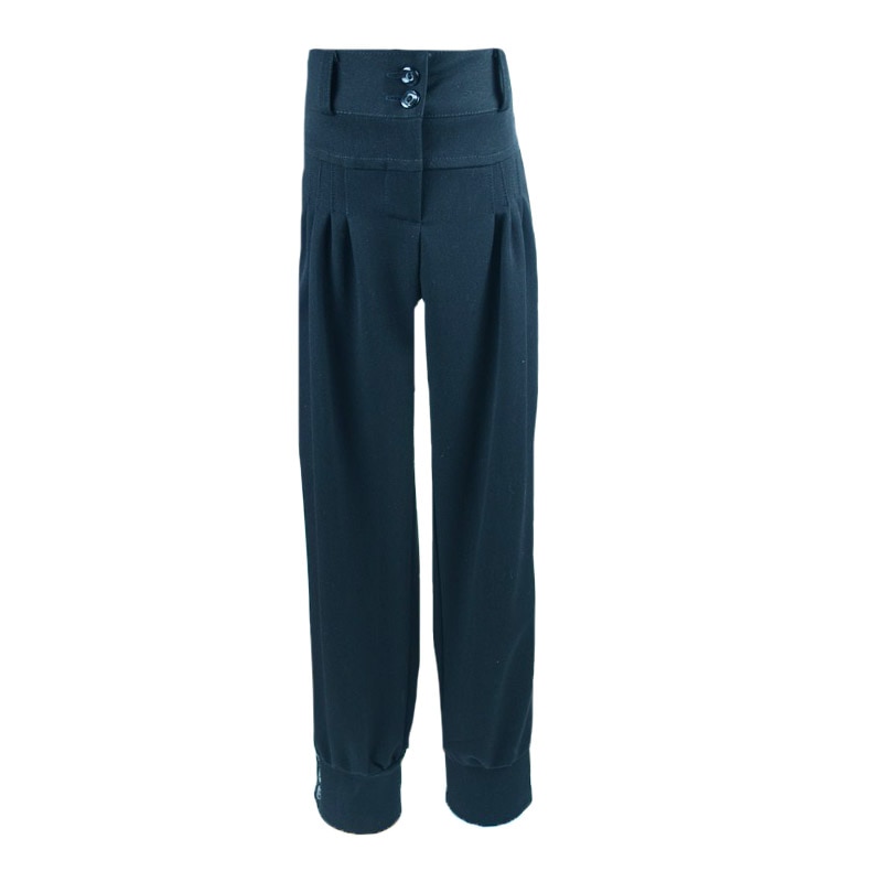Pantaloni eleganti pentru fete NN BLPF-06, Negru, 128 cm