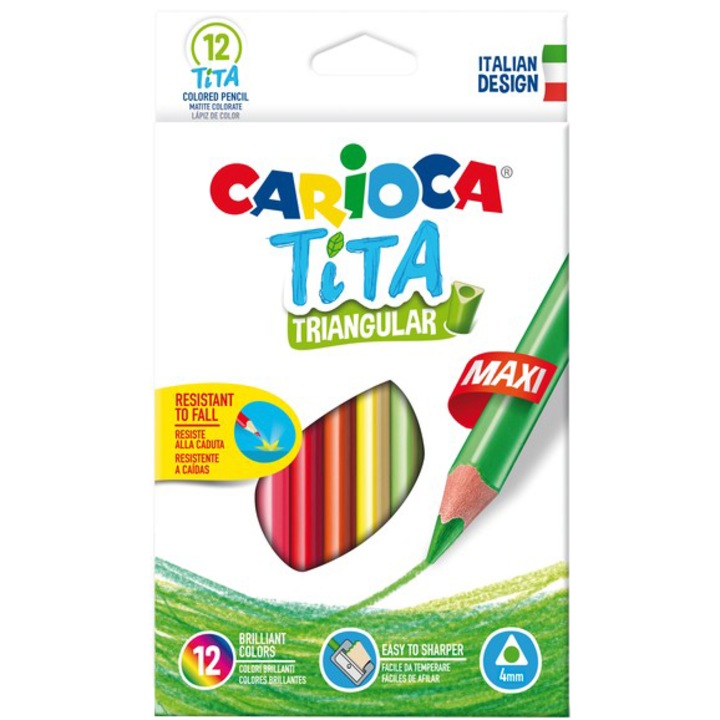 Maxi Carioca Triangular Tita ceruza 12 db / szett