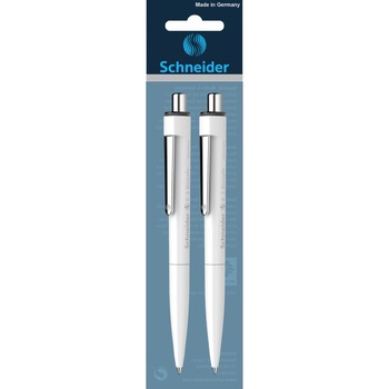 Pix Schneider K3 Biosafe, Alb/Negru, 2 buc/set Pix Schneider K3 Biosafe, Alb/Negru, 2 buc/set