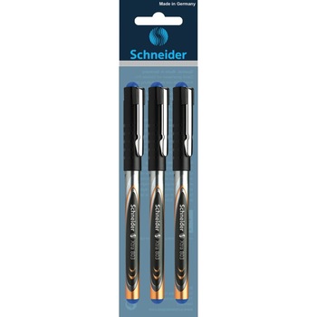 Roller varf cilindric 0.3mm Schneider Xtra 803, Albastru, 3 buc/set Roller varf cilindric 0.3mm Schneider Xtra 803, Albastru, 3 buc/set