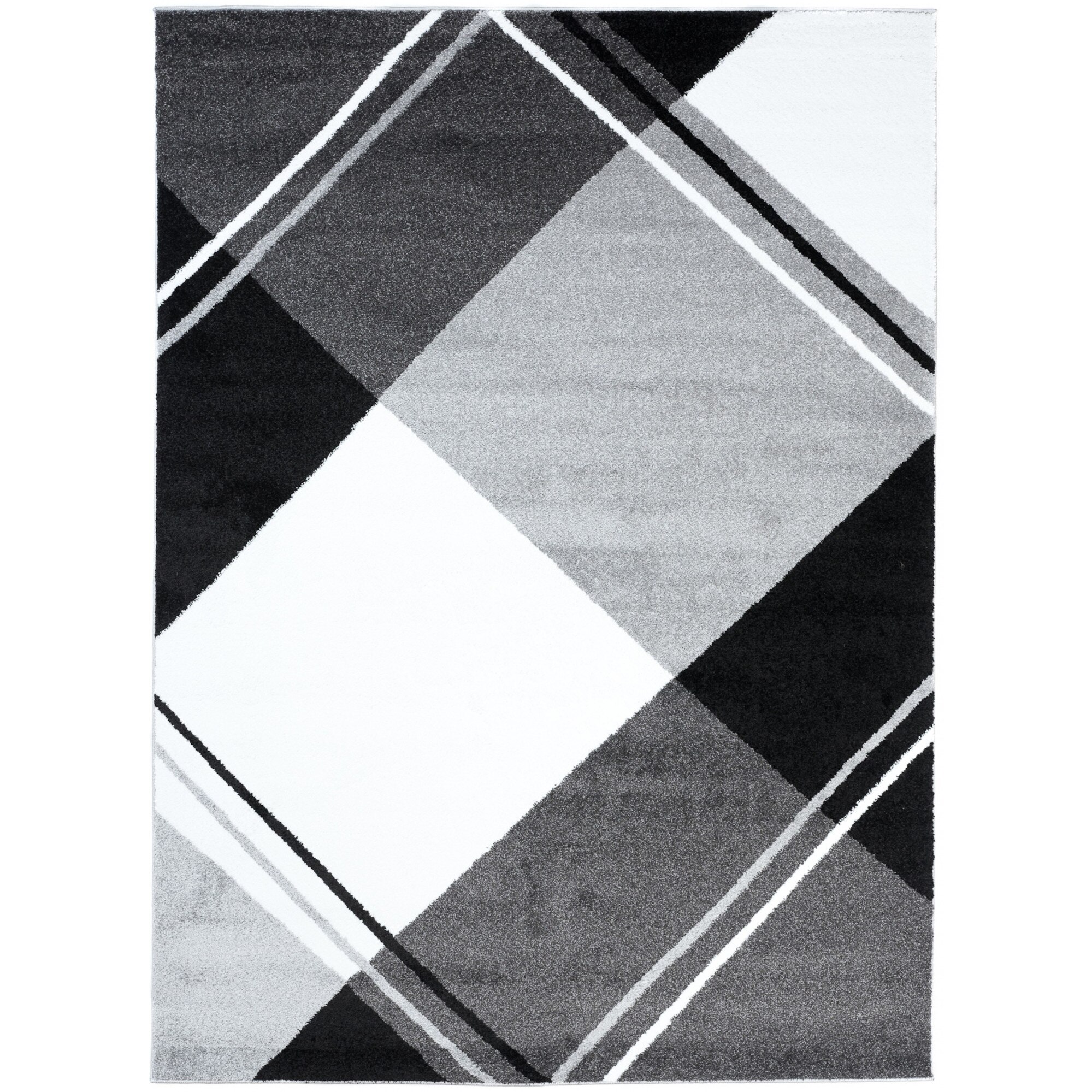 Covor Lux Verso Modern Chemex 4725A A7A 45 gri 80x150