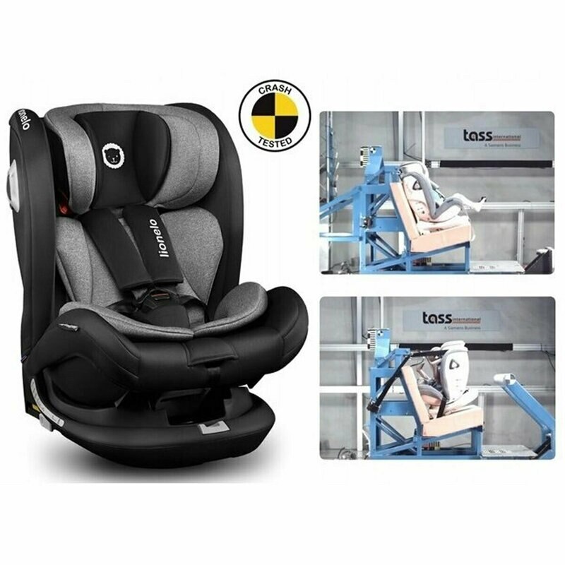 Seggiolino Auto Lionelo Bastian Isofix 0-36 Kg Grey —