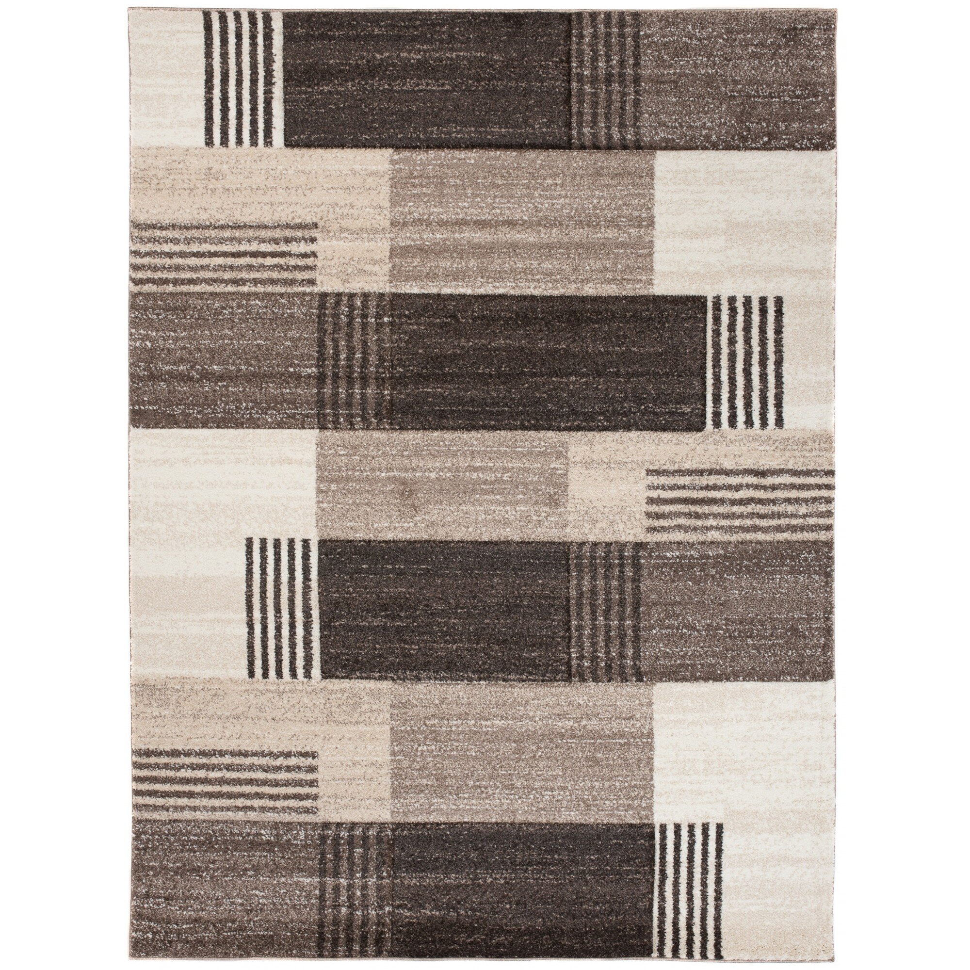 Covor Super Verso Modern Chemex 3398A G16 61 maro 80x150