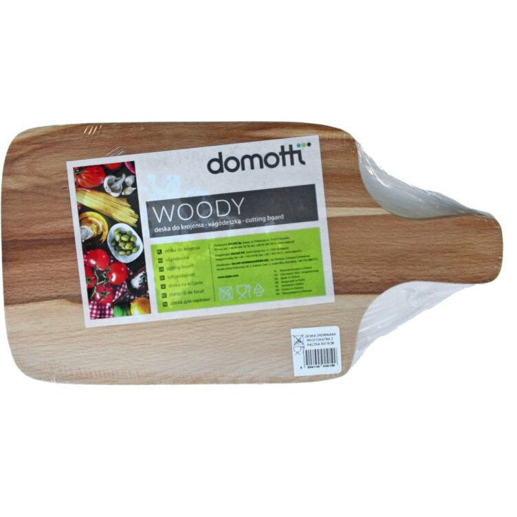 Bord tocator dreptunghiular cu maner, Domotii, 34x20cm