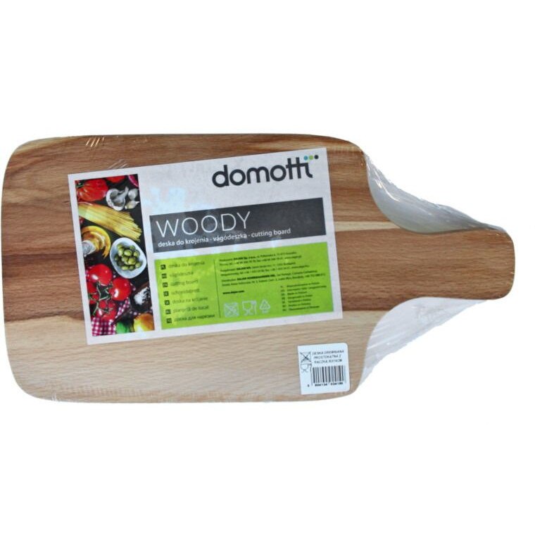 Bord tocator dreptunghiular cu maner, Domotii, 30x16cm