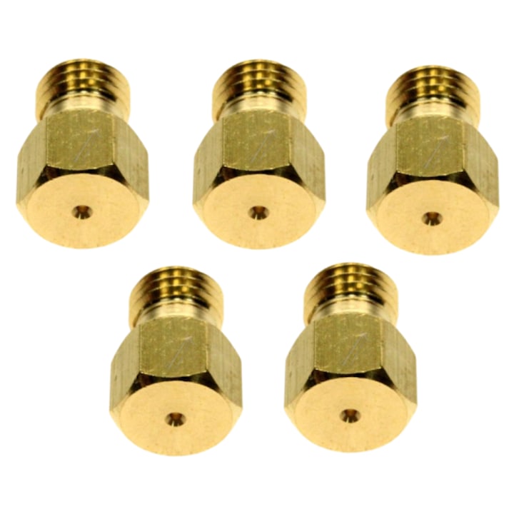 Set 5 duze aragaz S5DZAR filet 6 x0.75 conversie gaz metan-butelie, cheie montaj Y inclusa