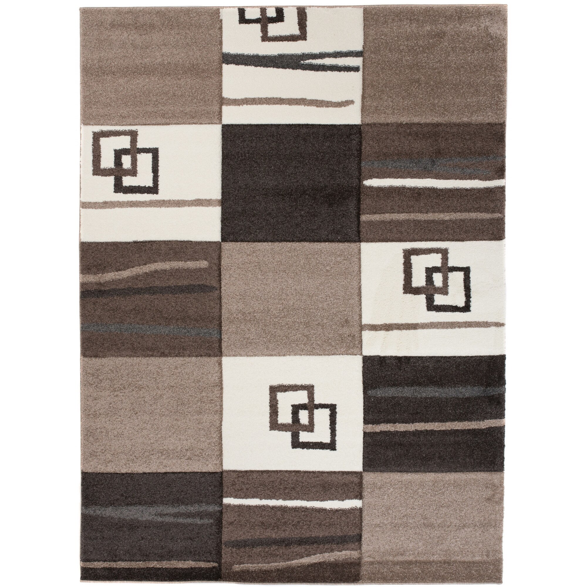 Covor Super Verso Modern Chemex 4131A G16 34 maro 200x290