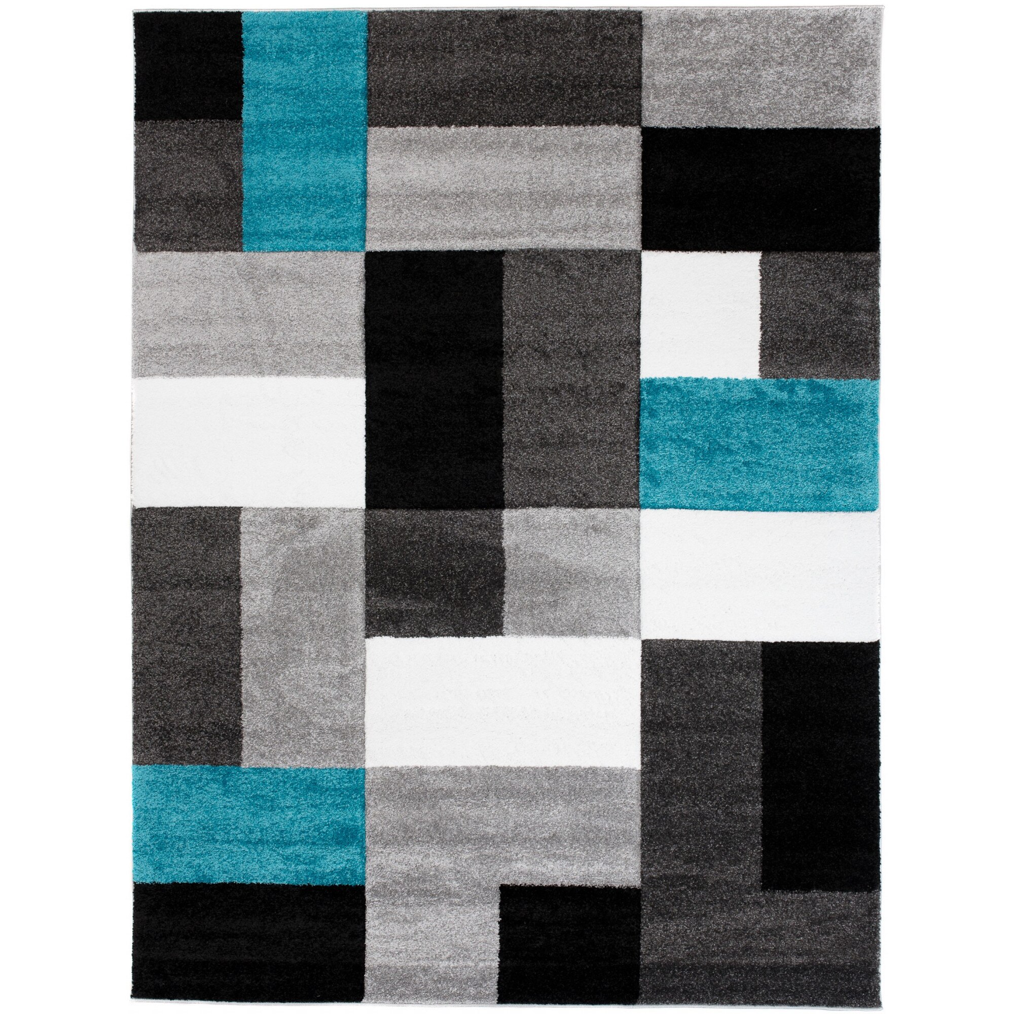 Covor Super Verso Modern Chemex 7431A A7B 42 gri 80x150