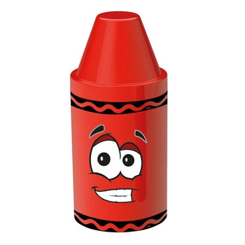 Suport pentru creioane si carioci Crayola, mare, rosu Suport pentru creioane si carioci Crayola, mare, rosu