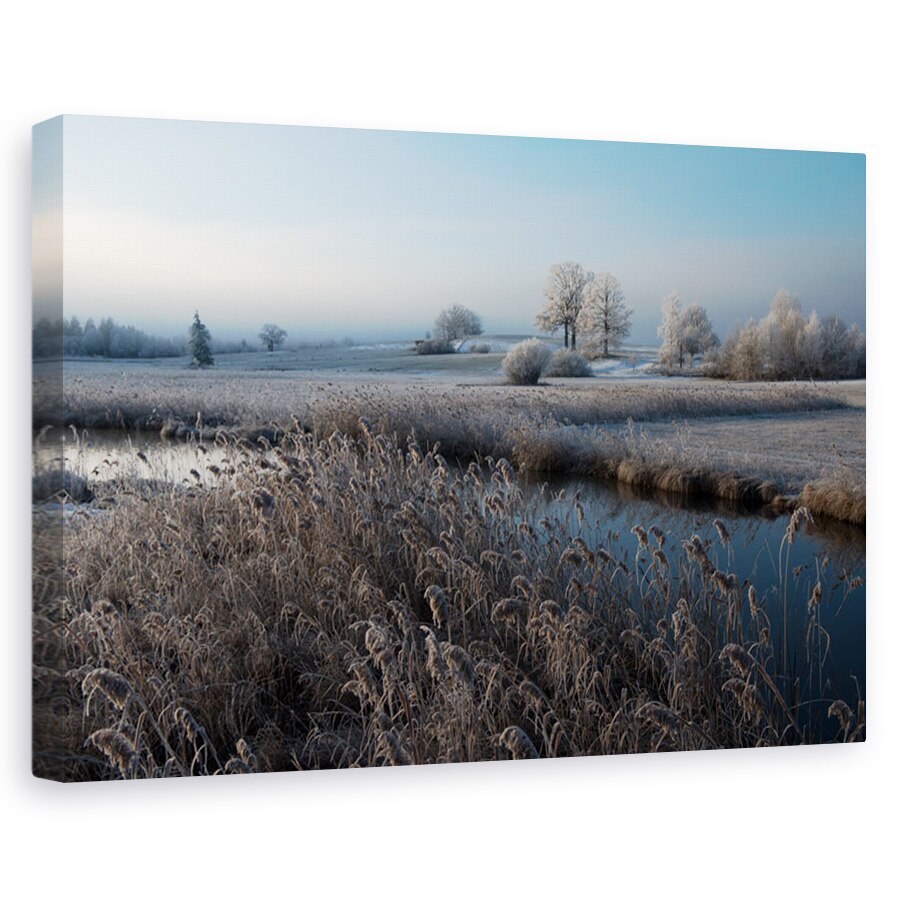 Tablou canvas - Frig, Peisaj, Dimineata, Apa, Stream, 60 x 90 cm