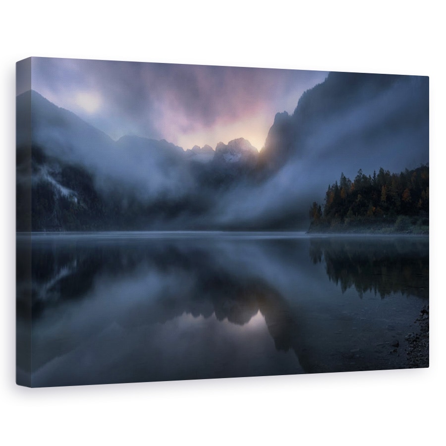Tablou canvas - Lacul Gosausee I, Peisaj, Hallstatt, Austria, Munte, 80 x 120 cm