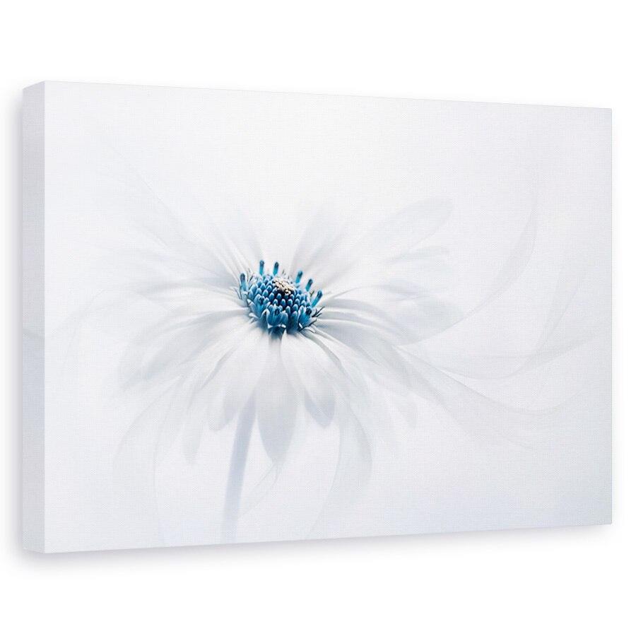 Tablou canvas - Serenitate, Natura moarta, Albastru, Flori, Vara, 80 x 120 cm