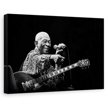 Tablou canvas - BB King, Personalitati, Performanta, Chitara, Instrument, 80 x 120 cm Tablou canvas - BB King, Personalitati, Performanta, Chitara, Instrument, 80 x 120 cm