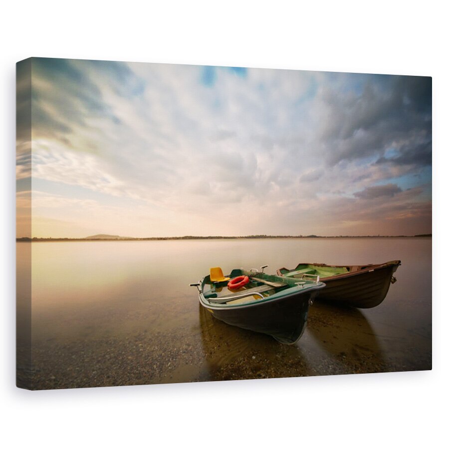 Tablou canvas - Barci, Peisaj, Calm, Linistit, Senina, 80 x 120 cm