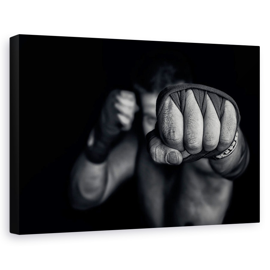 Tablou canvas - Aripa stanga, Sport, Pumn, Boxer, Actiune, 80 x 120 cm