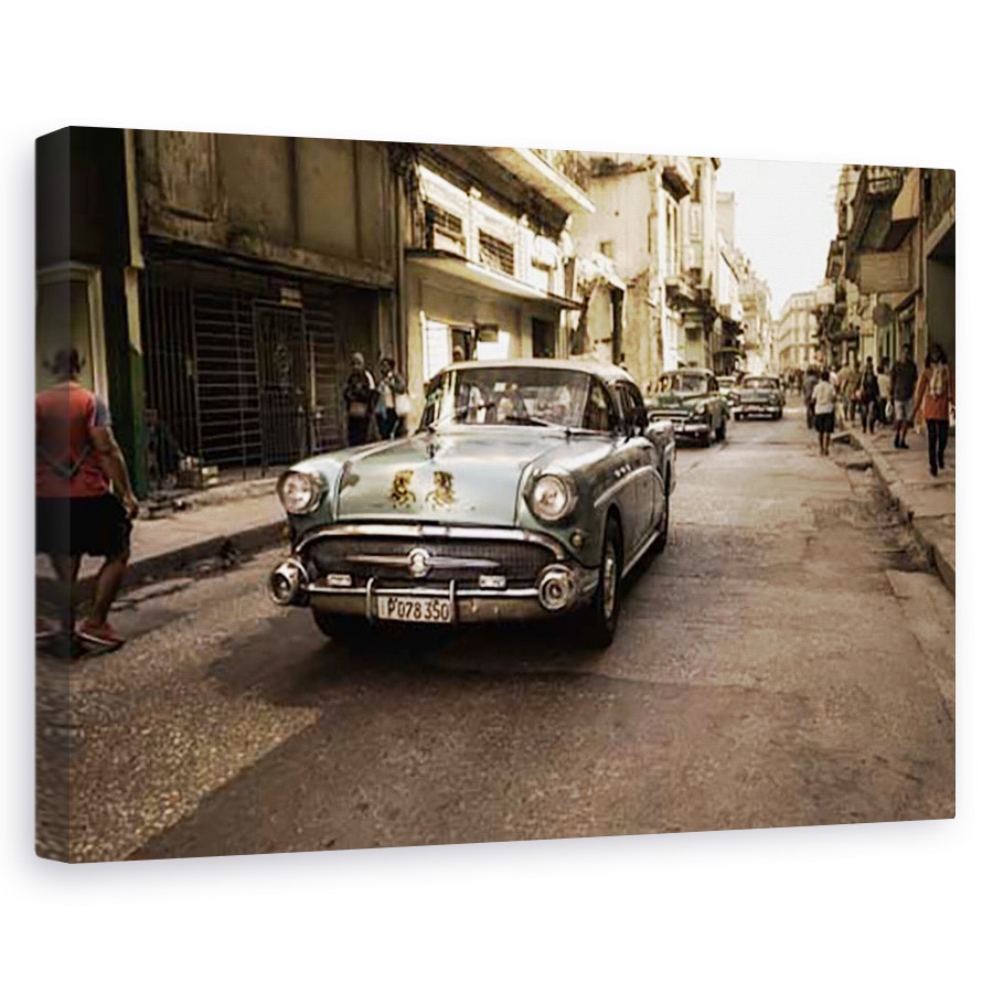 Tablou canvas - Veche strada havaneza, Cuba, Havana, Vintage, 60 x 90 cm