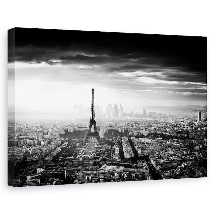 Párizs, Városok És Építészet, Franciaország, Eiffel-Torony, - Vászonkép, 60 X 90 Cm