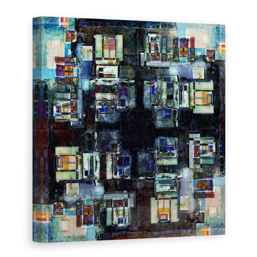 Tablou Canvas - Annecy 3, Forme, Abstract, Fereastra, 70 x 70 cm