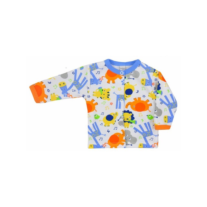 Bluza copii, Bobas Fashion, Bumbac, Multicolor, 80cm, 0+